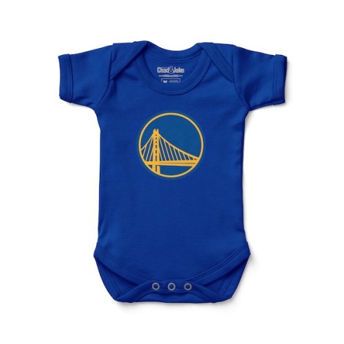 Newborn & Infant Chad & Jake Royal Golden State Warriors Primary Logo Bodysuit