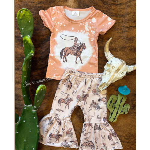 Ranchy cowgirl bell set