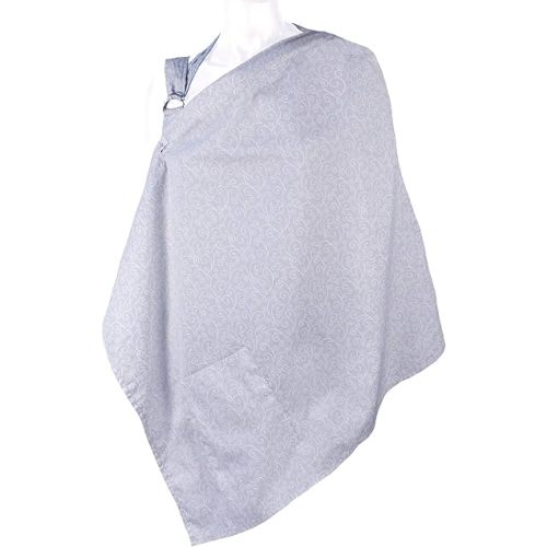 LK Baby Nursing Cover for Breastfeeding Privacy EXTRA WIDE for Full Coverage - Breathable 100% Cotton, Stylish and - AZO Free