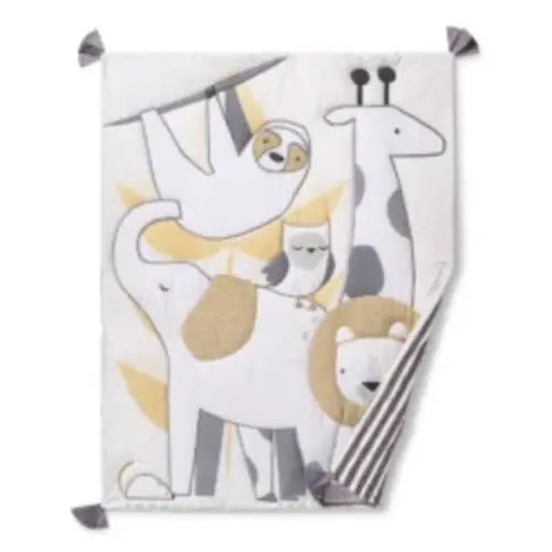 Crib Bedding Blanket Animals - Cloud Island™ White/Grey in Diverse Styles and Hues from Maryland America.