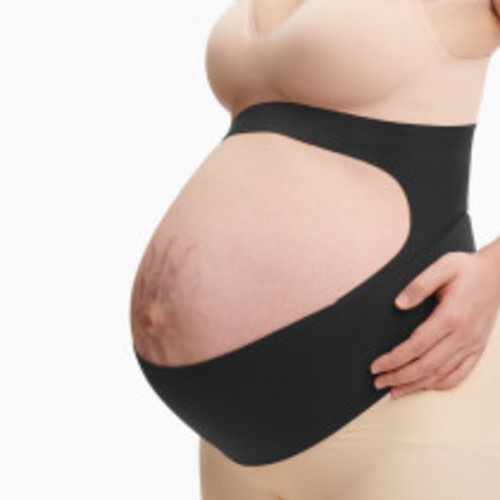 Momcozy Ergonest Maternity Belly Band - Black, L