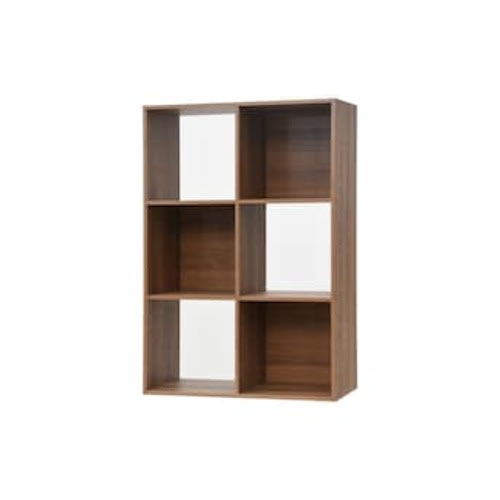 Style Selections 35.88-in H x 24.13-in W x 11.63-in D Rye Stackable Wood Laminate 6 Cube Organizer in the Cube Storage Organizers department at Lowes.com