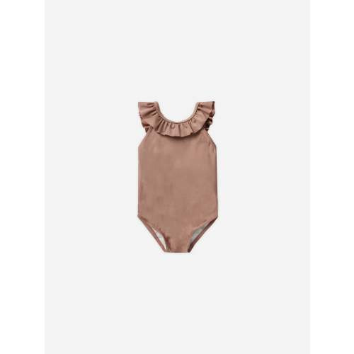 Arielle One-Piece Swimsuit || Mulberry Shimmer, 12-18M