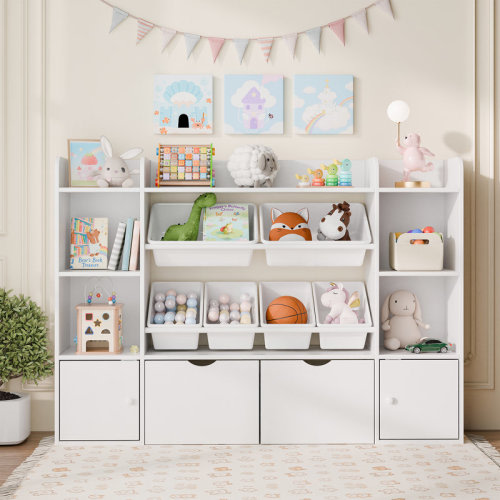 Hokku Designs Kids Toy Storage Organizer W/6 Removable Toy Bins & Reviews | Wayfair