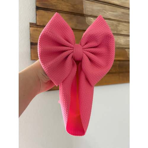 BOW - SOLID PINK
