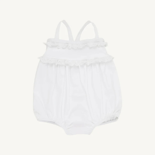 0/6 mo St. Bart's Bubble Bathing Suit - Worth Avenue White