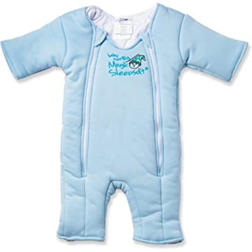 Magic Sleepsuit Baby Merlin's Swaddle Transition Product - Cotton - Blue colour - for 3-6 Months baby
