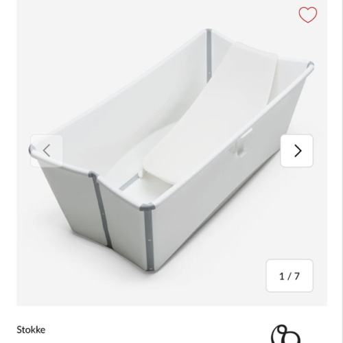 Flexi Bath Bundle - White – Stokke with insert