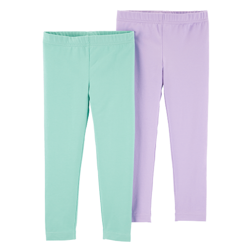 Baby 2-Pack Turquoise & Purple Leggings - Carter's | Carter's