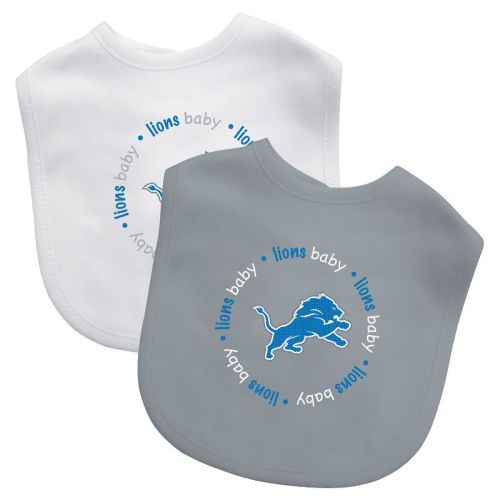 BabyFanatic Officially Licensed Unisex Baby Bibs 2 Pack - NFL Detroit Lions