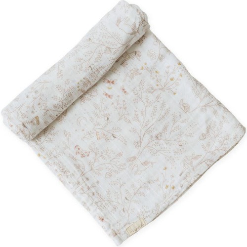 Pehr Celestial Organic Cotton Swaddle, Secret Garden