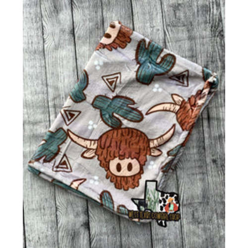 Highland Cattle Infant Fleece Blanket – WEST TEXAS WESTERN WEAR