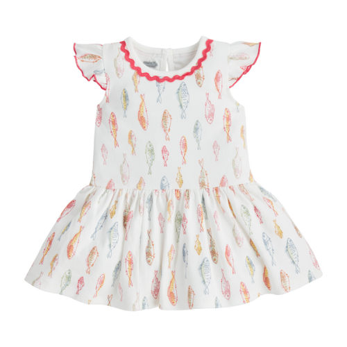 Fish Toddler T-Shirt Dress | Mud Pie