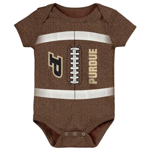 Purdue Boilermakers Outerstuff Newborn Football Body Suit - Brown