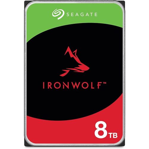 Seagate IronWolf 8TB NAS Internal Hard Drive HDD – 3.5 Inch SATA 6Gb/s 7200 RPM 256MB Cache for RAID Network Attached Storage – Frustration Free Packaging (ST8000VNZ04/N004)