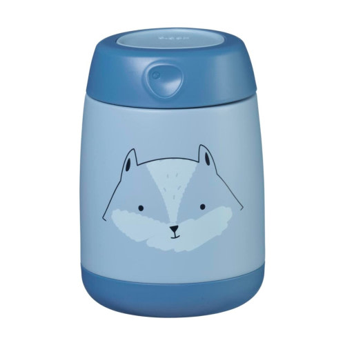 b.box Insulated Food Jar Mini- Blue Fox, 7 oz