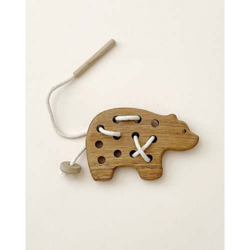 Handmade Bear Lacing Toy– Odin Parker