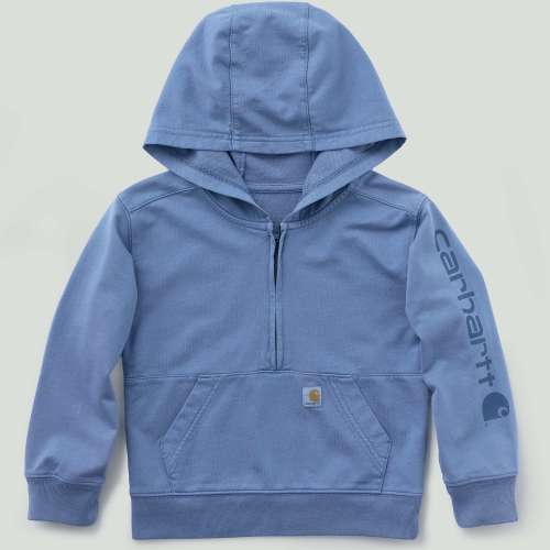 Carhartt Long Sleeve Re-Engineered Garment Dye Half-Zip Sweatshirt  (Baby/Toddler)
