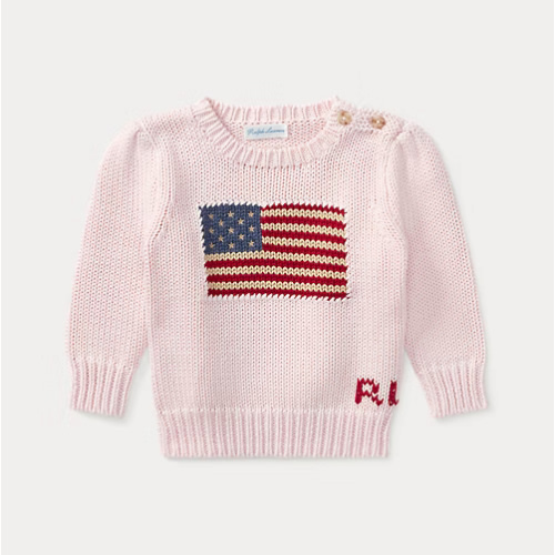American Flag Sweater | Sweaters BABY GIRL (0-24 months) | Ralph Lauren