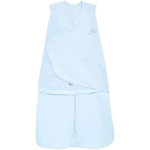 HALO SleepSack Swaddle | Cotton | 1.5 TOG | 68-75°F | 6-12 lbs |Baby Blue