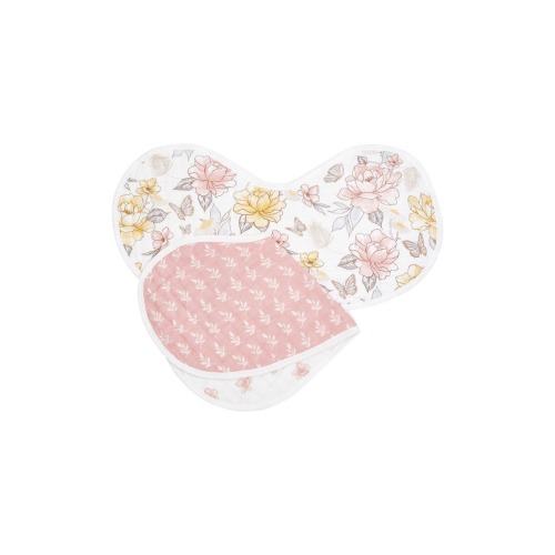 2-Pack Organic Cotton Burpy Bibs