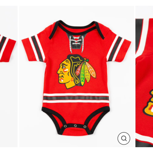 Newborn Chicago Blackhawks Hockey Jersey Creeper