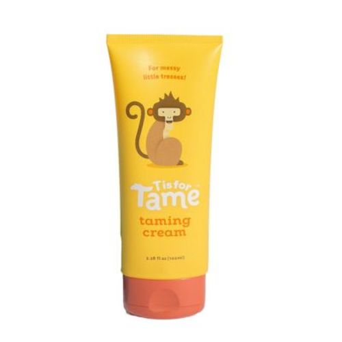 T is for Tame – Hair Taming Cream for Kids, Natural Anti-Frizz & Flyaway Control, Smooths Bed Head and Curls, Safe for Babies and Toddlers, 3.38 fl oz