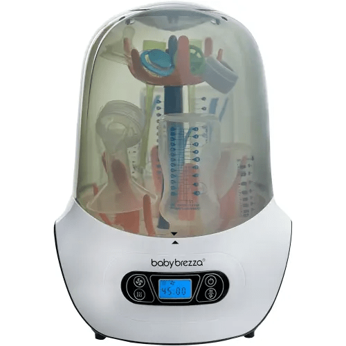 Baby Brezza Baby Bottle Sterilizer and Dryer Machine – Electric Steam Sterilization - Universal Fit - Pacifiers, Glass, Plastic, and Newborn Feeding Bottles