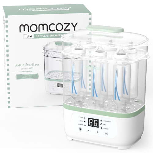 Momcozy Bottle Sterilizer and Dryer, 8-in-1 Electric Steam Baby Bottle Sterilizer for Baby Bottles, Baby stuffs & Breast Pump Accessories - Walmart.ca