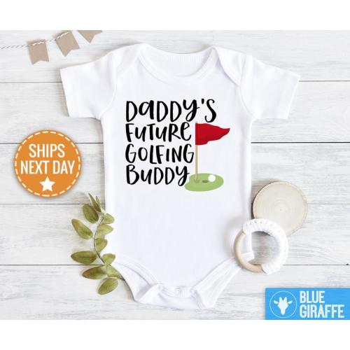 Daddy's Future Golfing Buddy Bodysuit Baby Bodysuit Baby - Etsy