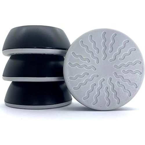 vmaisi Baby Gate Wall Protector - Protect Walls & Doorways from Pet & Dog Gates - Pressure Mounted Gate Work on Stairs - 4 Pack Wall Cups - Black