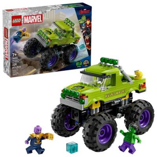 LEGO Marvel The Hulk Truck vs. Thanos Building Set 76312