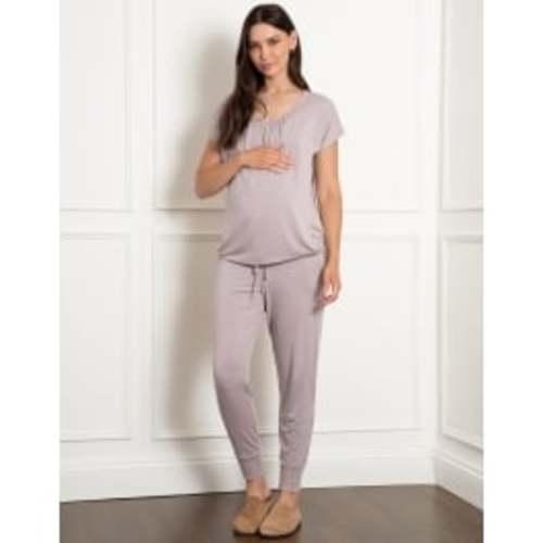 Karen | 2-Piece Short Sleeve Maternity & Nursing Loungewear