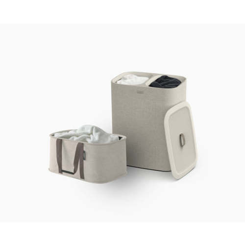 2-piece Ecru Tota 90L & Hold-All™ 35L Laundry Basket Set