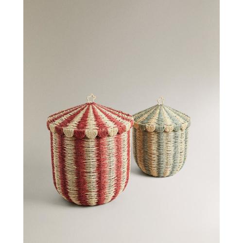 KIDS’ PAPER CIRCUS BASKET in Red | Zara Home
