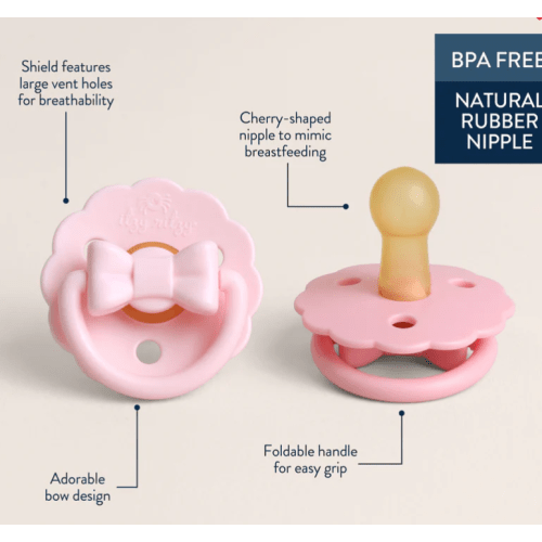 Natural Rubber Pacifier 0-6m | Itzy Ritzy® | ItzyRitzy.com