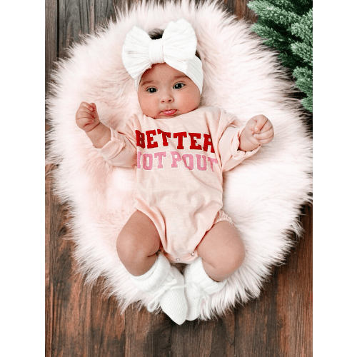 Better Not Pout / Organic Long Sleeve T-Shirt Bubble