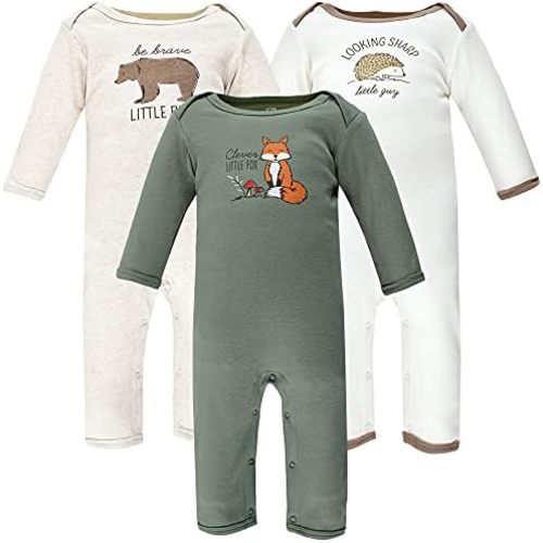 Hudson Baby baby-girls Cotton Coveralls
