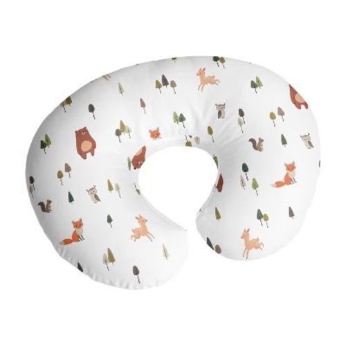Sweet Jojo Designs Boy, Girl, Unisex/Gender Neutral Support Nursing Pillow Cover (Pillow Not Included) Woodland Animal Pals Green, Brown & Orange