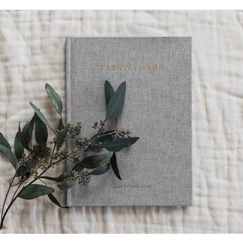 Baby Memory Book Keepsake Journal First Years Record Baby Book Luxury Linen Baby Journal Keepsake Memory Book Pregnancy Book Minimalist Book