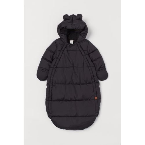 Padded Bunting Bag - Black - Kids | H&M US