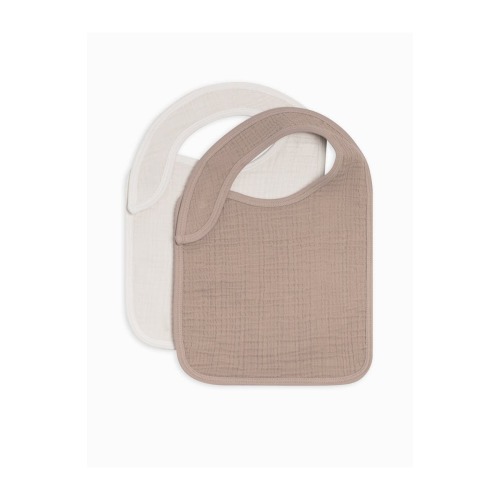 Organic 2-Pack Muslin Bibs