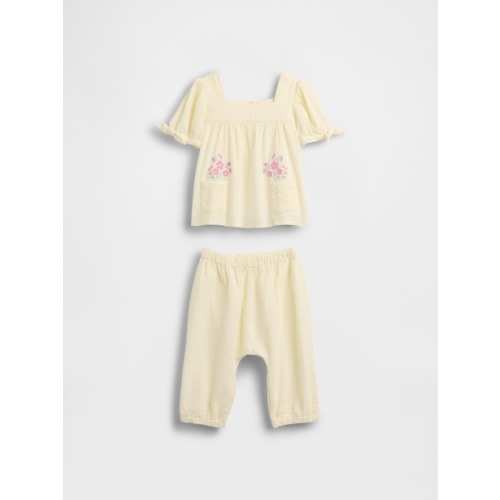 Baby Seersucker Outfit Set | Gap