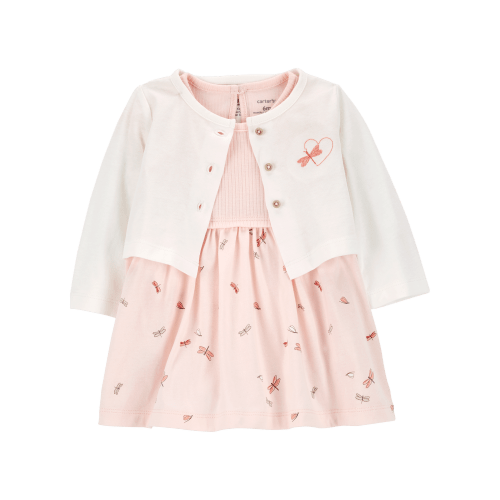 Baby 2-Piece Bodysuit Dress & Cardigan Set - Carter's | Carter's