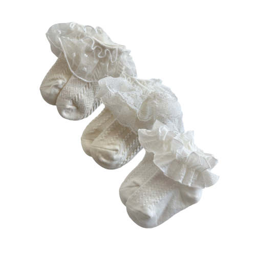 3-Pack Socks, White