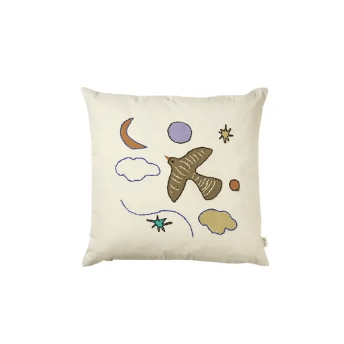 Ferm Living Naive Cushion – Bird
