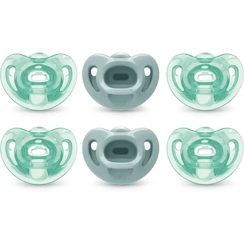 NUK Comfy Pacifiers, 6-18 Months, 6 Pack