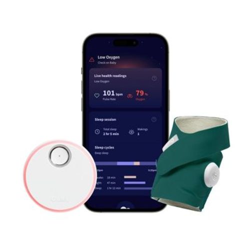 Owlet Dream Sock - Fda-cleared Smart Baby Monitor With Live Health Readings And Notifications - Mint