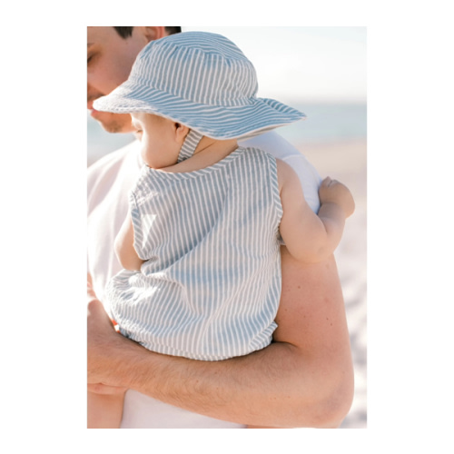 Seersucker Bucket Hat