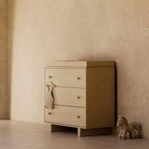 Texas Driftwood 3-Drawer 35.62 in. Wide Dresser with Changing Topper